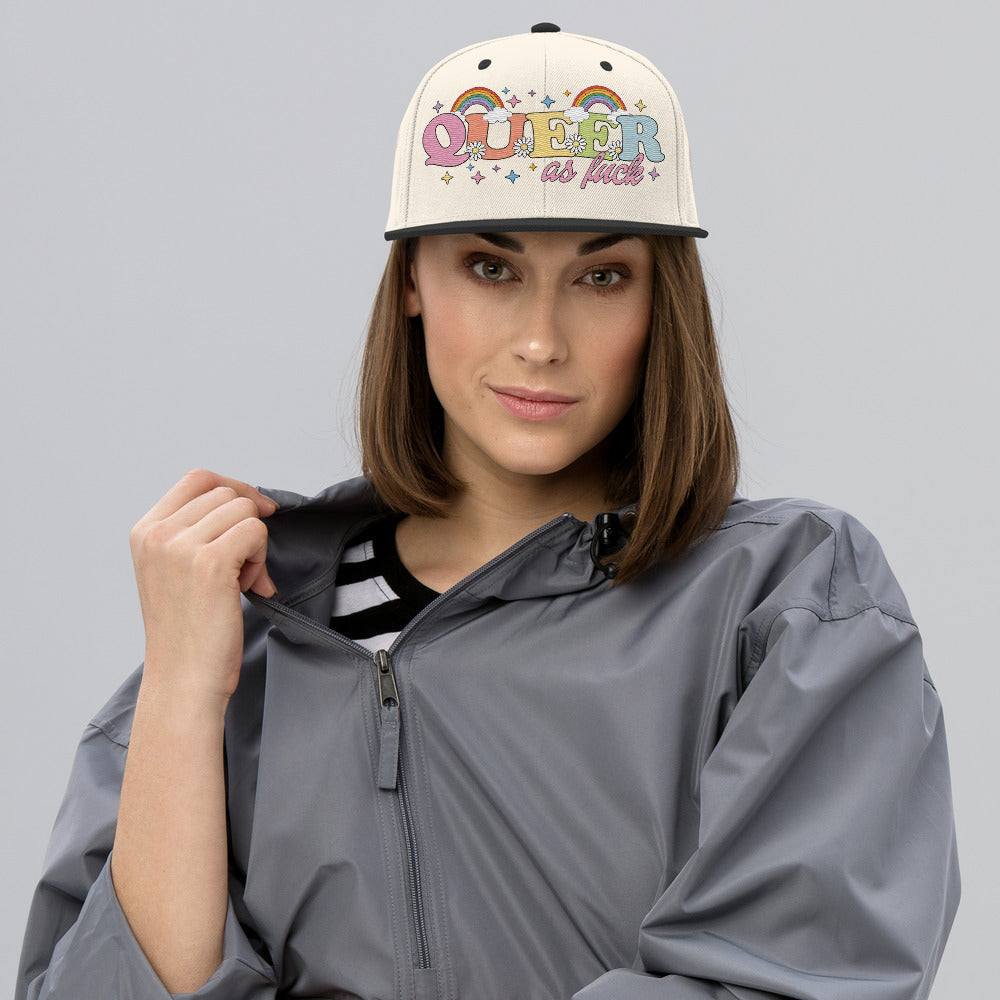 Queer As F*** Snapback Hat