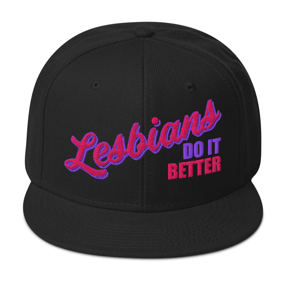 Lesbians Do It Better Snapback Hat