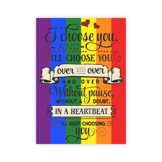 I Choose You (5"x7") Wall Art