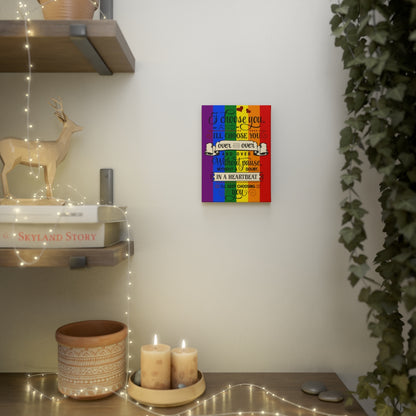 I Choose You (5"x7") Wall Art