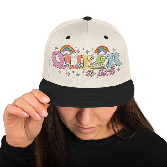 Queer As F*** Snapback Hat