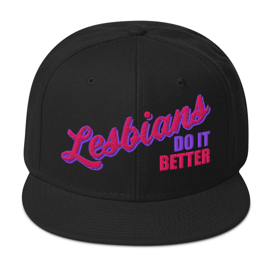 Lesbians Do It Better Snapback Hat